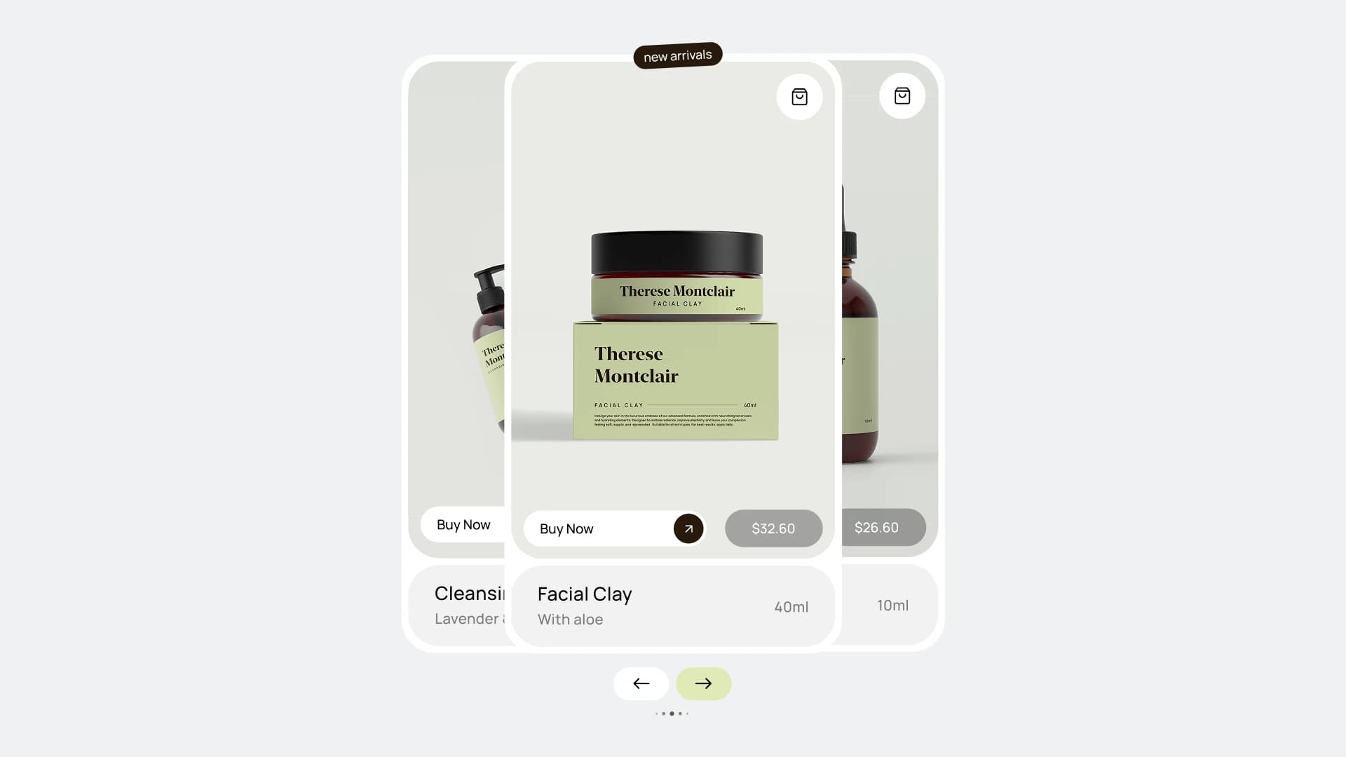 Mobile Produktkarten-Variante im Editorial Store-Konzept