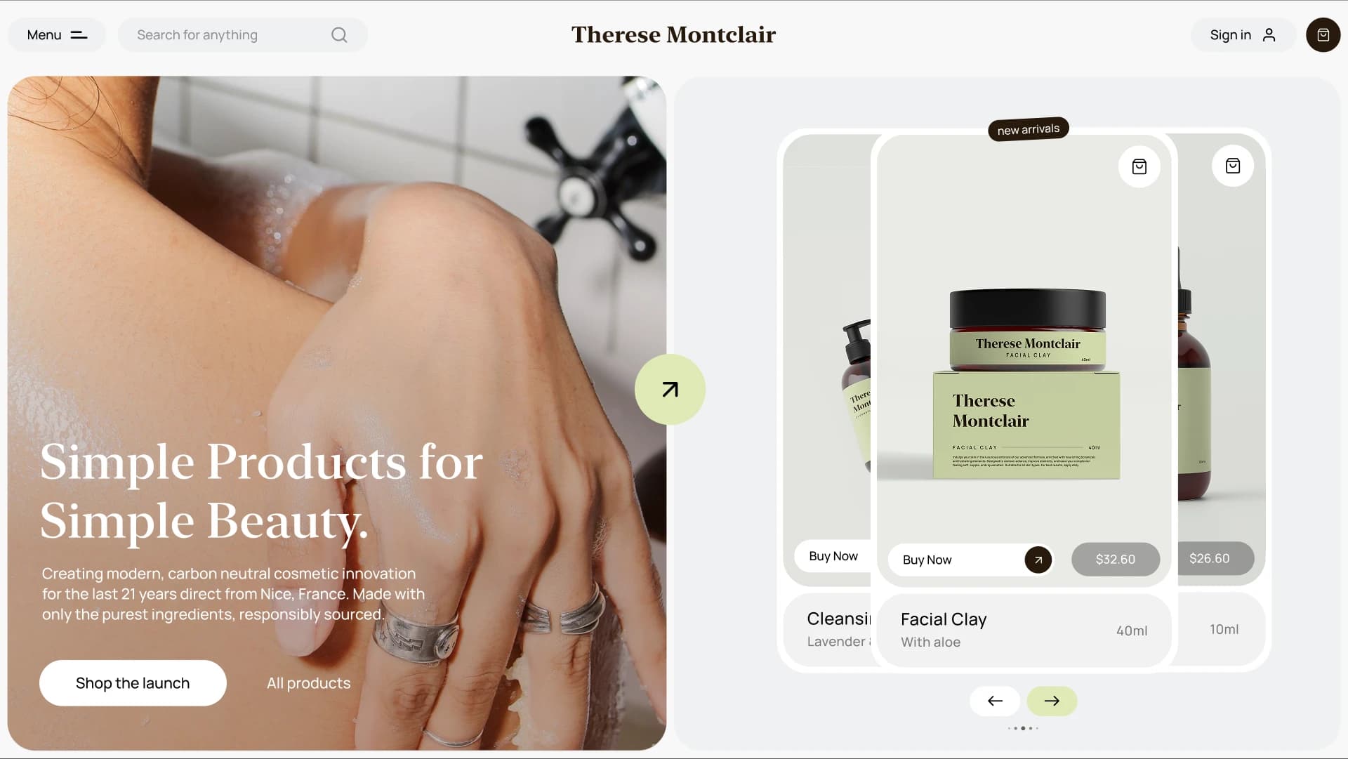 Editorial Store-Konzept